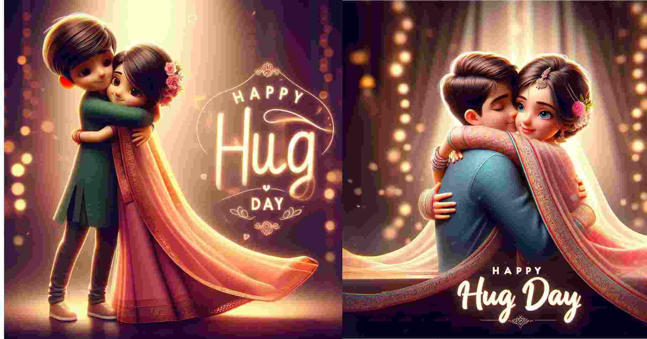 Hug day Bing Ai image Creator